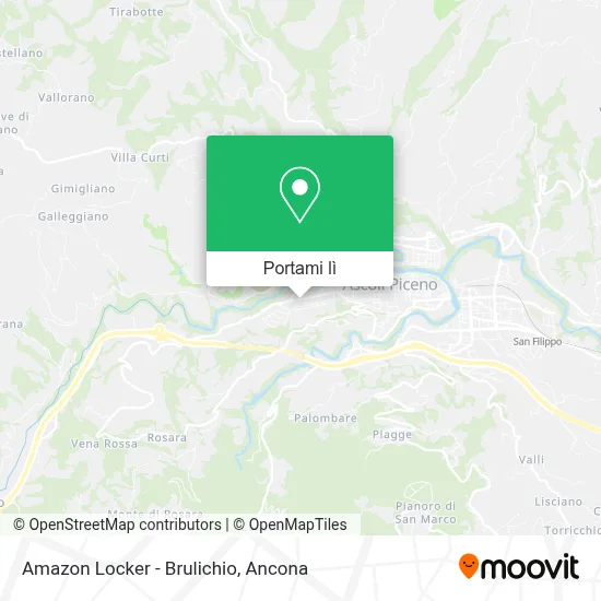 Mappa Amazon Locker - Brulichio