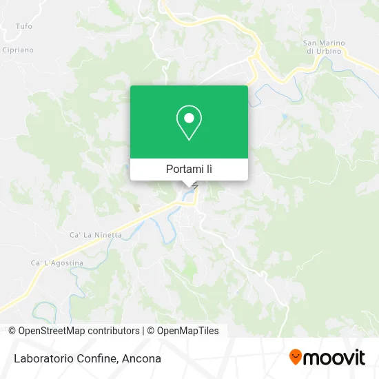 Mappa Laboratorio Confine