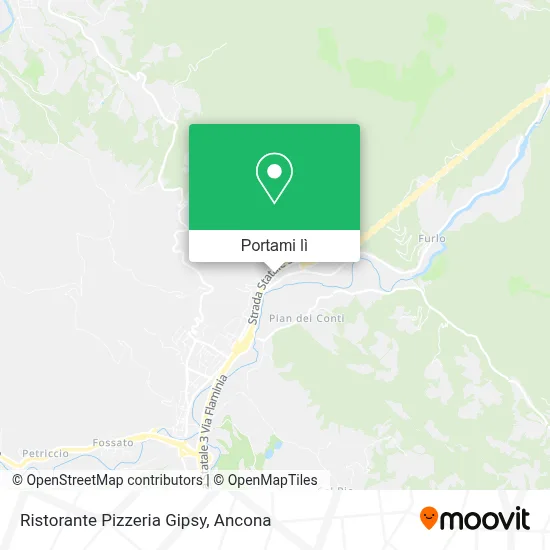 Mappa Ristorante Pizzeria Gipsy