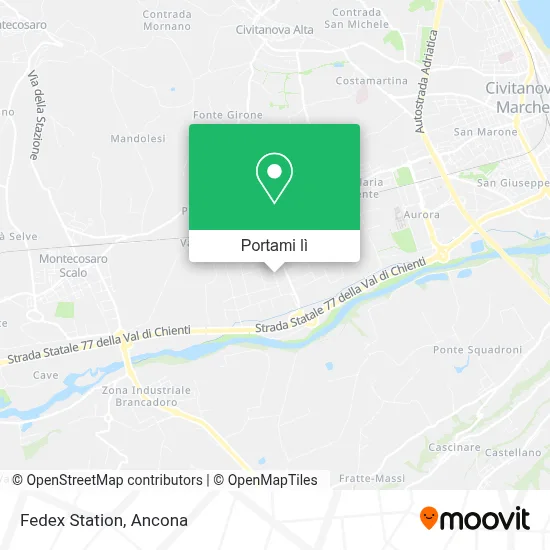 Mappa Fedex Station