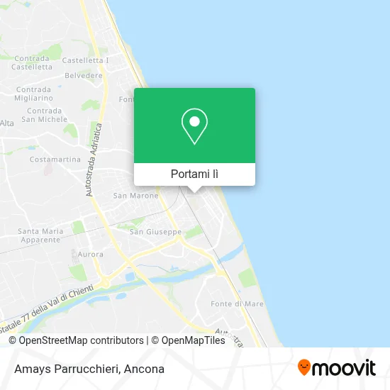 Mappa Amays Parrucchieri