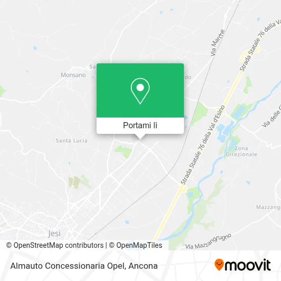 Mappa Almauto Concessionaria Opel