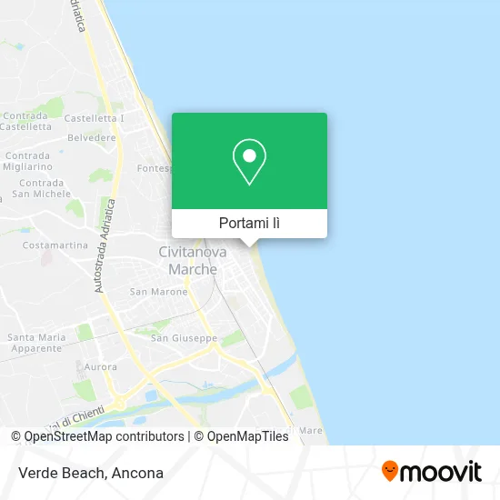 Mappa Verde Beach
