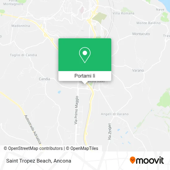 Mappa Saint Tropez Beach