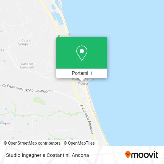 Mappa Studio Ingegneria Costantini