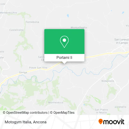 Mappa Motogym Italia