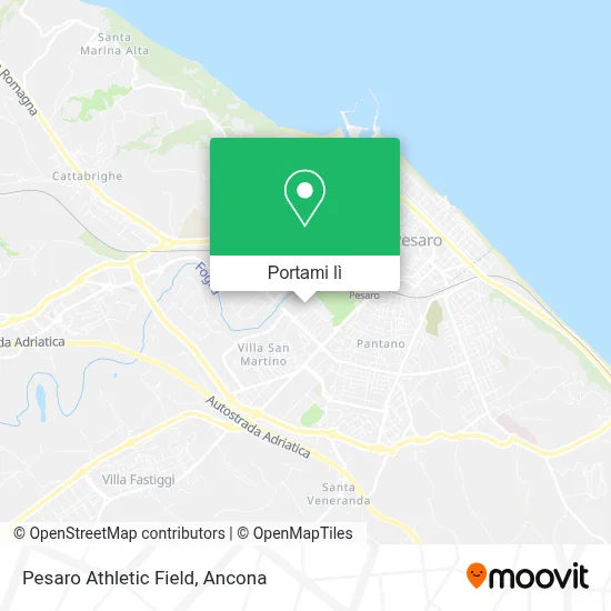 Mappa Pesaro Athletic Field
