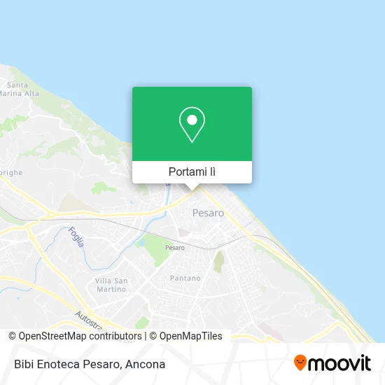 Mappa Bibi Enoteca Pesaro