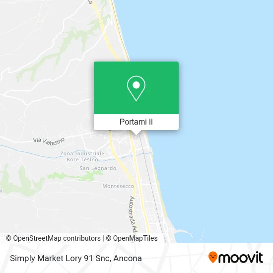 Mappa Simply Market Lory 91 Snc