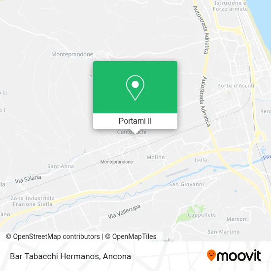 Mappa Bar Tabacchi Hermanos