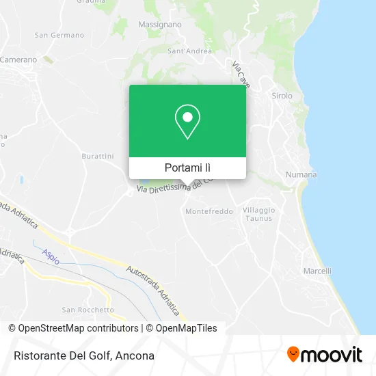 Mappa Ristorante Del Golf