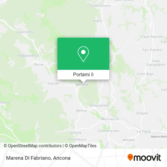 Mappa Marena Di Fabriano