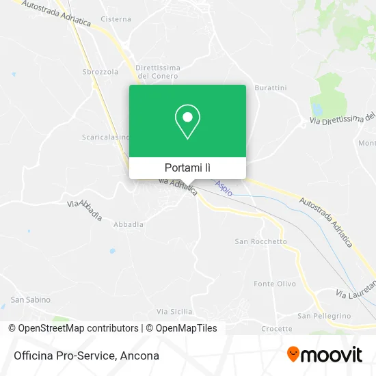 Mappa Officina Pro-Service