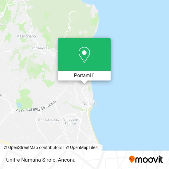 Mappa Unitre Numana Sirolo