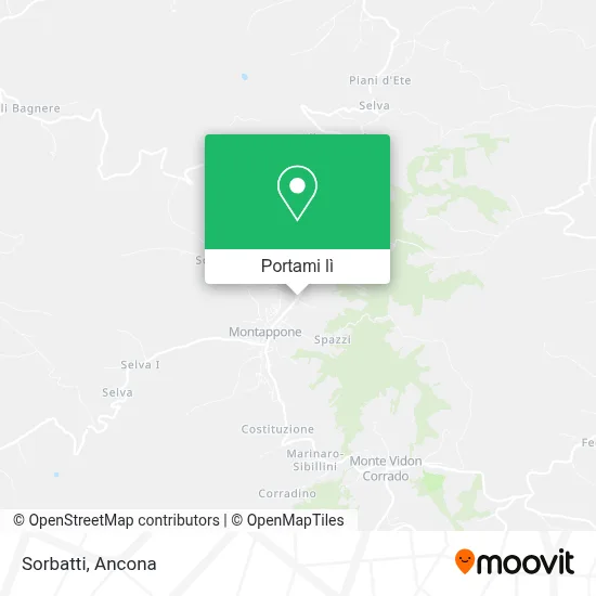 Mappa Sorbatti