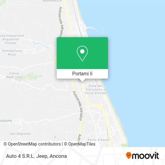 Mappa Auto 4 S.R.L. Jeep