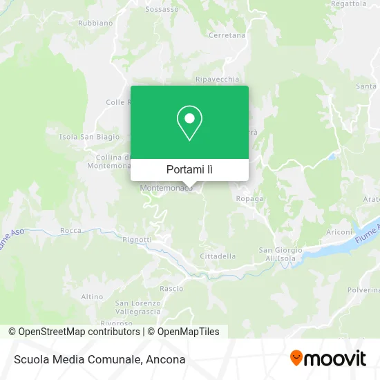 Mappa Scuola Media Comunale