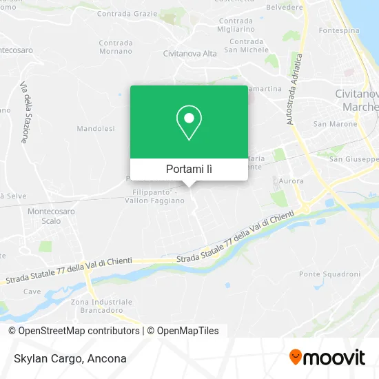 Mappa Skylan Cargo