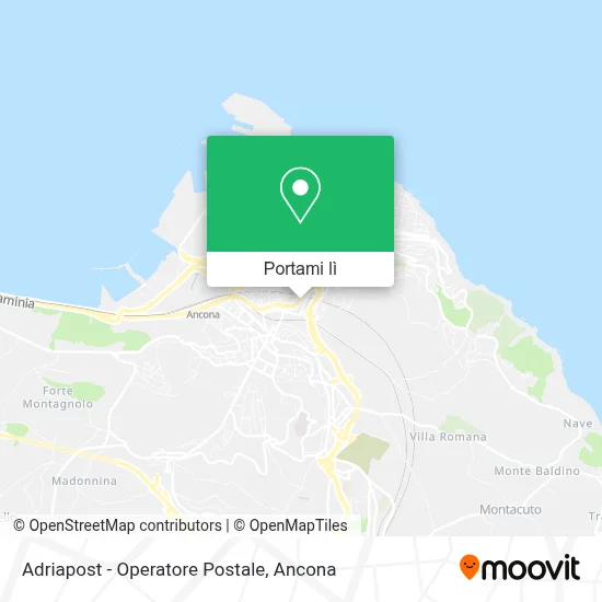Mappa Adriapost - Operatore Postale
