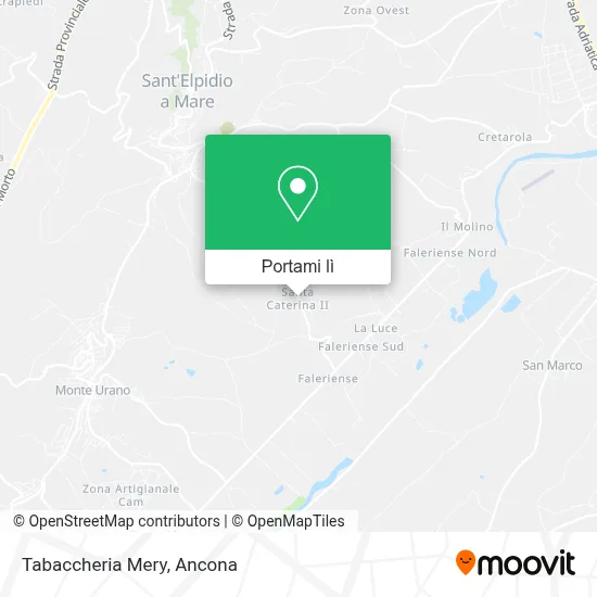 Mappa Tabaccheria Mery