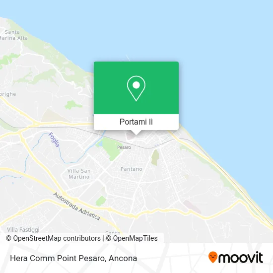 Mappa Hera Comm Point Pesaro