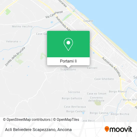 Mappa Acli Belvedere Scapezzano