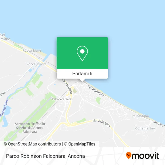Mappa Parco Robinson Falconara