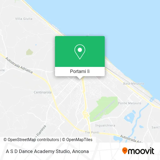 Mappa A S D Dance Academy Studio