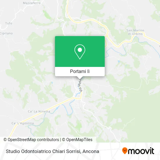 Mappa Studio Odontoiatrico Chiari Sorrisi