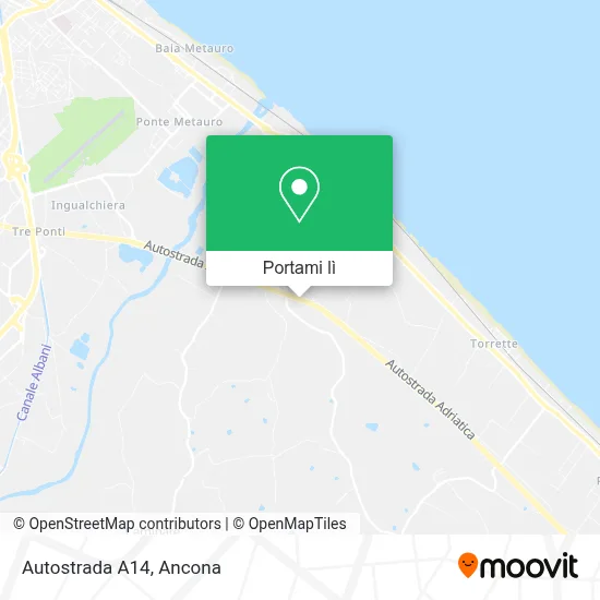 Mappa Autostrada A14
