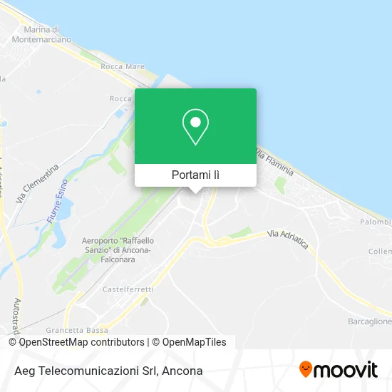 Mappa Aeg Telecomunicazioni Srl