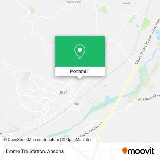 Mappa Emme Tre Station