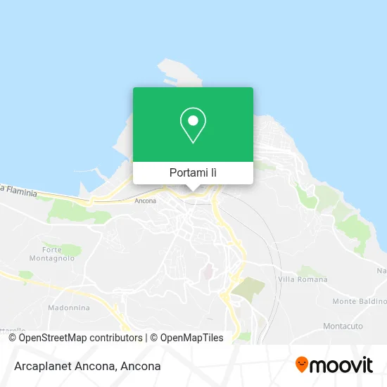Mappa Arcaplanet Ancona