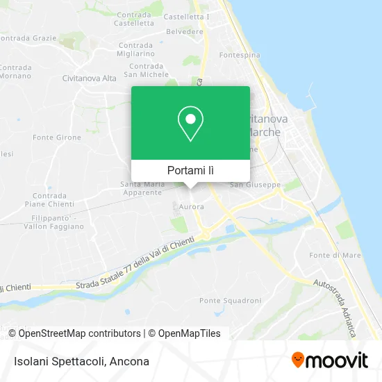 Mappa Isolani Spettacoli