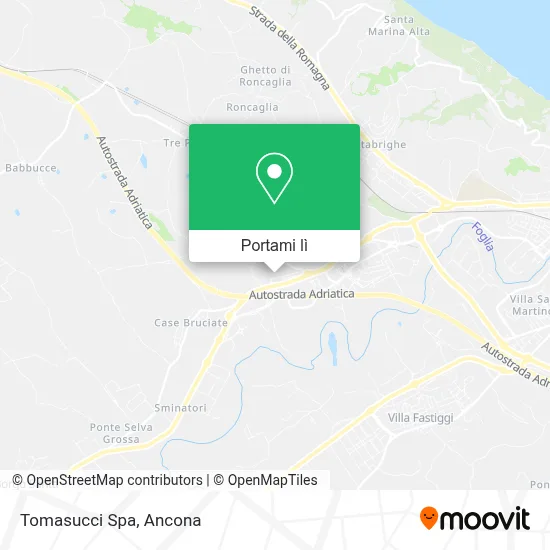 Mappa Tomasucci Spa