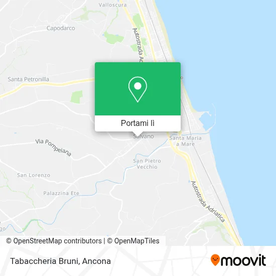 Mappa Tabaccheria Bruni