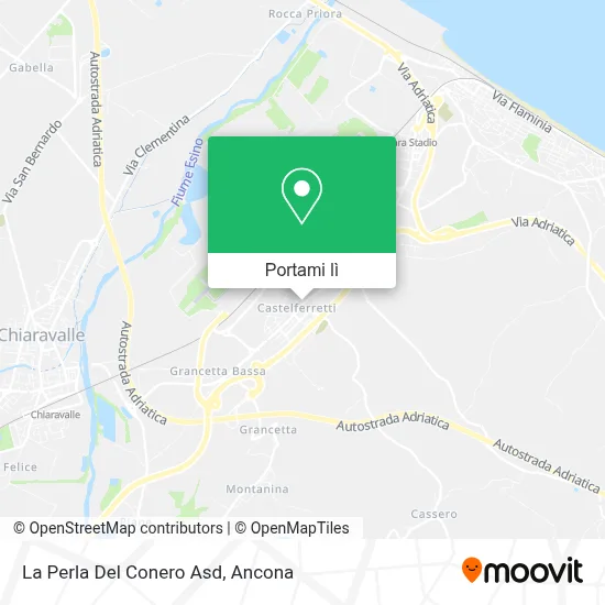Mappa La Perla Del Conero Asd