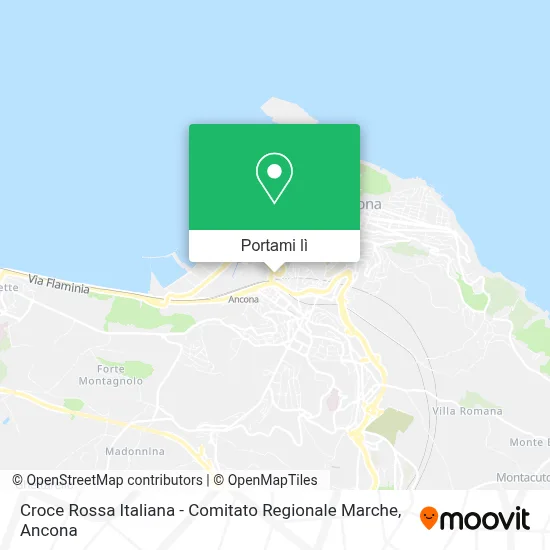 Mappa Croce Rossa Italiana - Comitato Regionale Marche