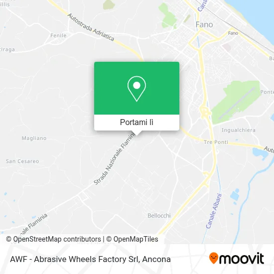 Mappa AWF - Abrasive Wheels Factory Srl