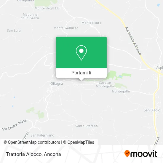 Mappa Trattoria Alocco