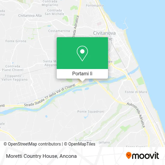 Mappa Moretti Country House