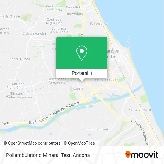 Mappa Poliambulatorio Mineral Test