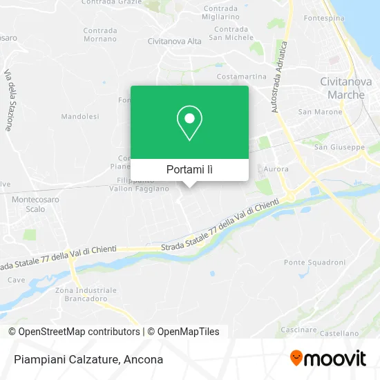 Mappa Piampiani Calzature