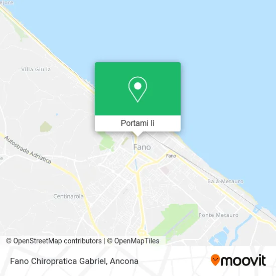 Mappa Fano Chiropratica Gabriel