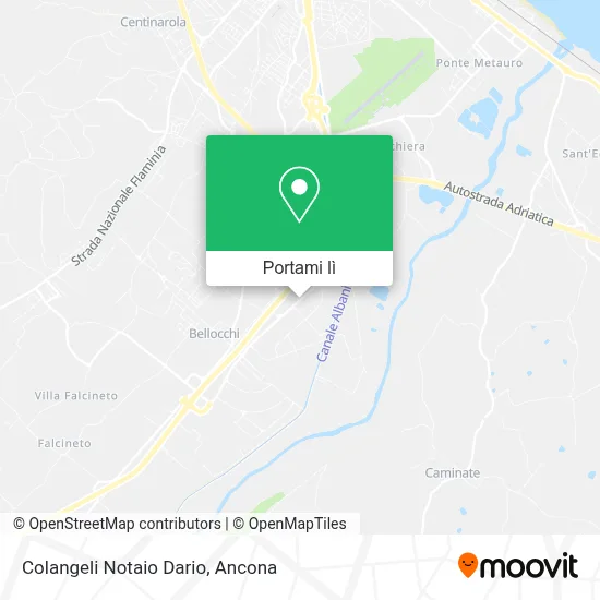 Mappa Colangeli Notaio Dario