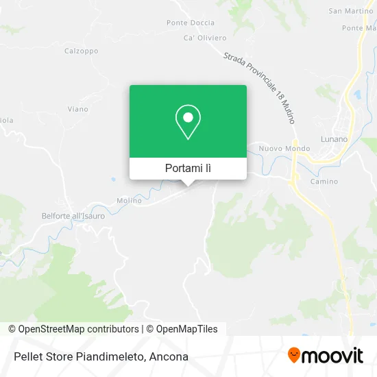 Mappa Pellet Store Piandimeleto