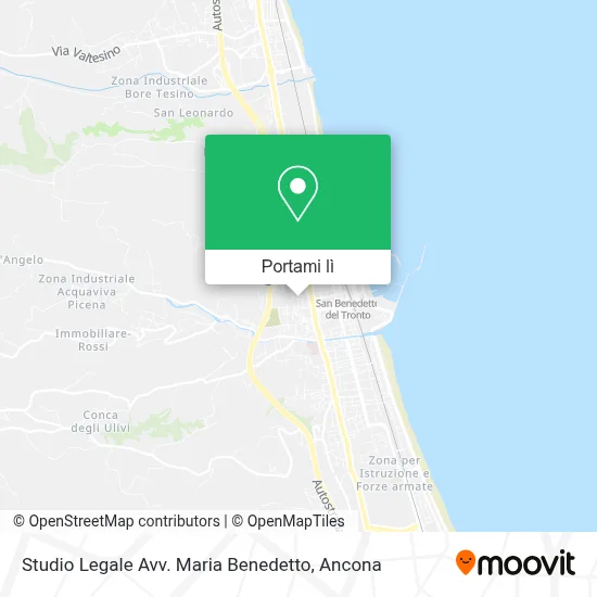 Mappa Studio Legale Avv. Maria Benedetto