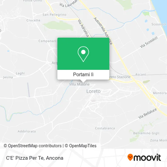 Mappa C'E' Pizza Per Te