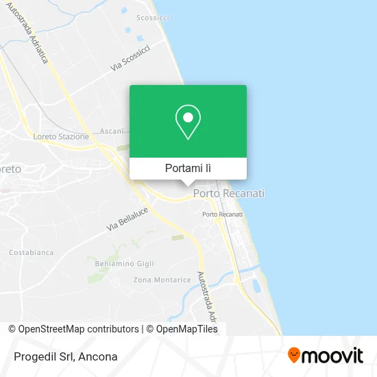 Mappa Progedil Srl