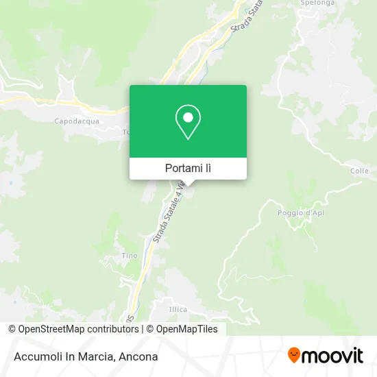 Mappa Accumoli In Marcia